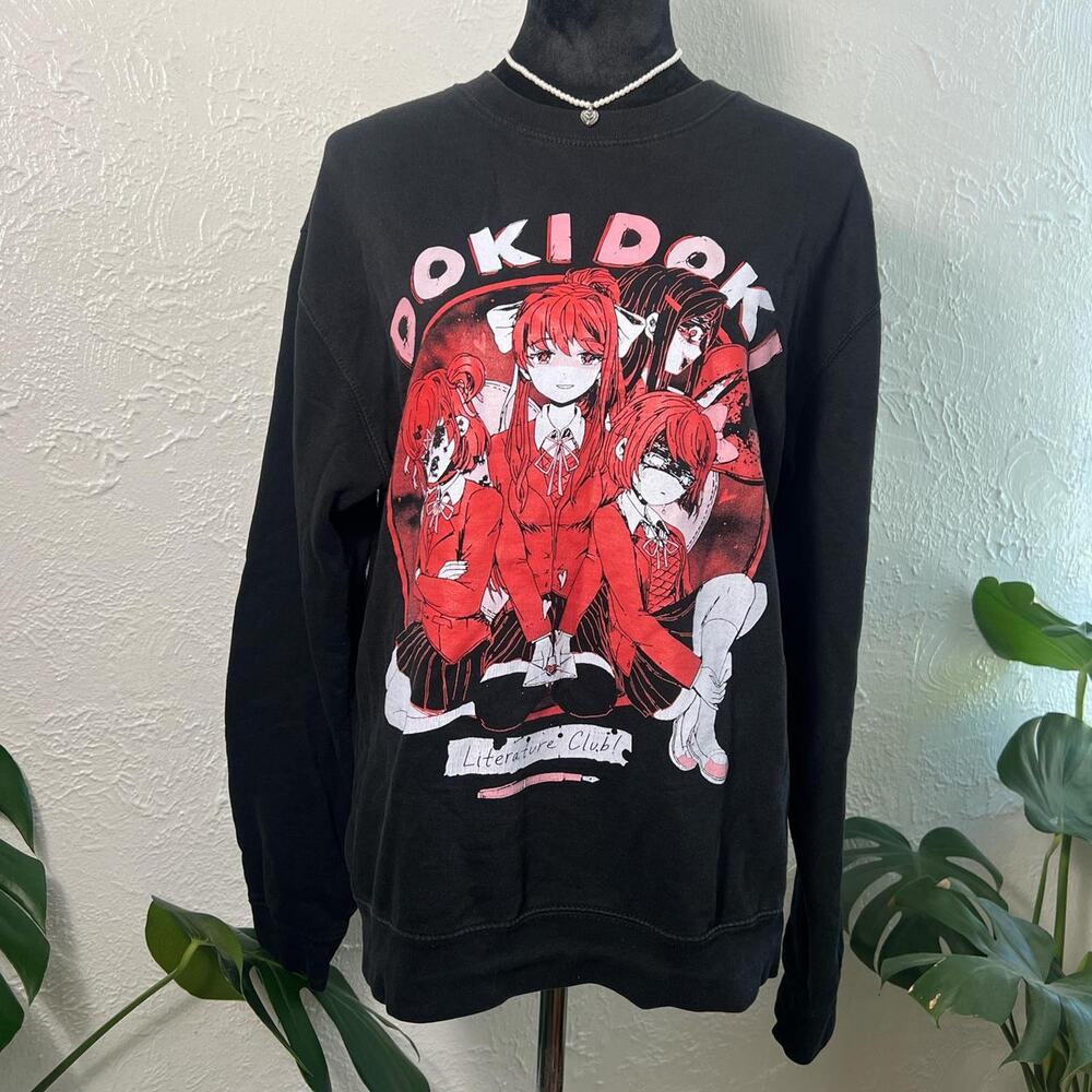 Omocat x Doki Doki Literature Club sweatshirt
